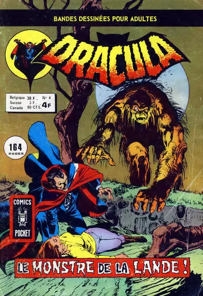 Dracula - 2ème série (Comics  Pocket) - Le monstre de la lande
