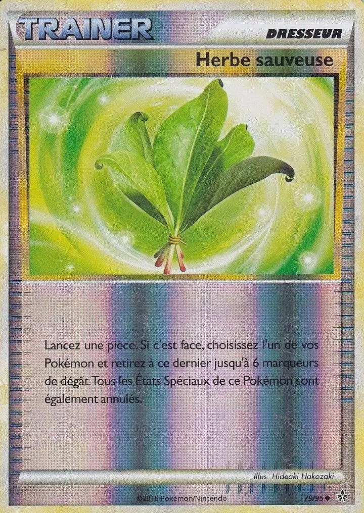 Pokémon Série HS-Déchaînement - Herbe sauveuse Reverse