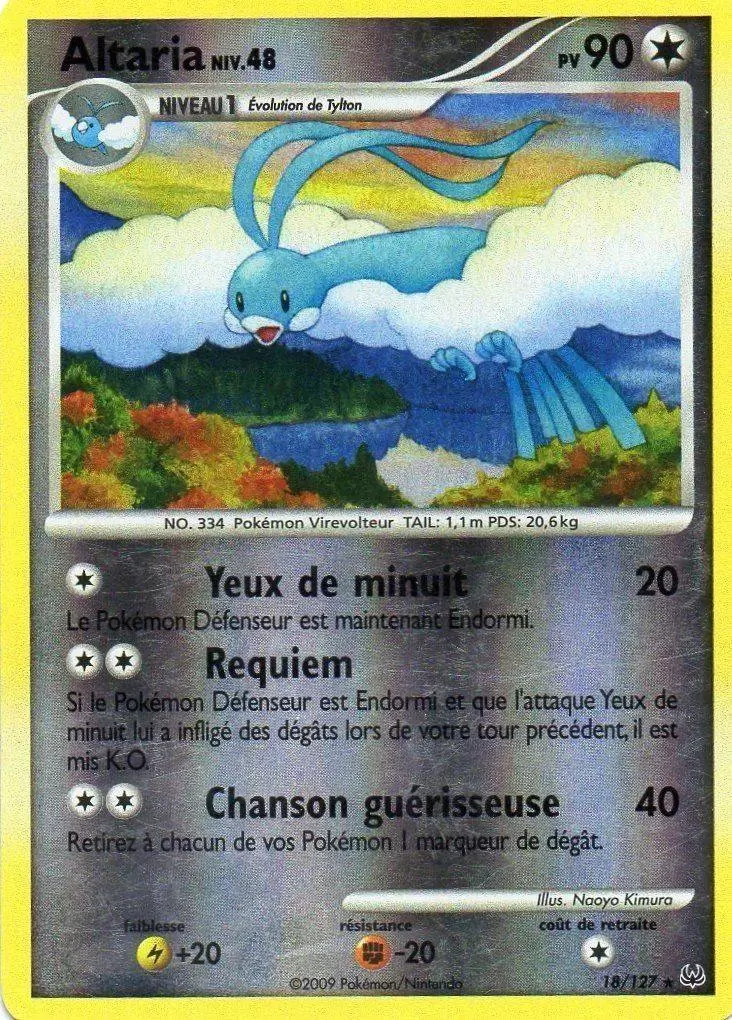 Pokémon Série Platine - Altaria Reverse