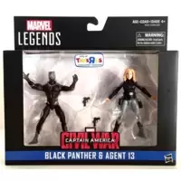 Black Panther & Agent 13 2 Pack