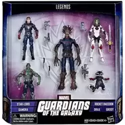 Star-Lord, Gamora, Rocket Raccoon, Drax, Groot 5 Pack