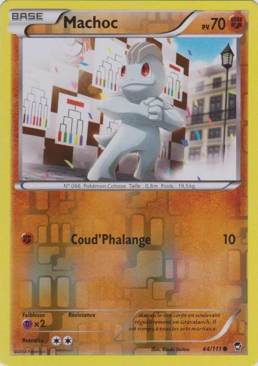 Pokémon XY Poings furieux - Machoc Reverse
