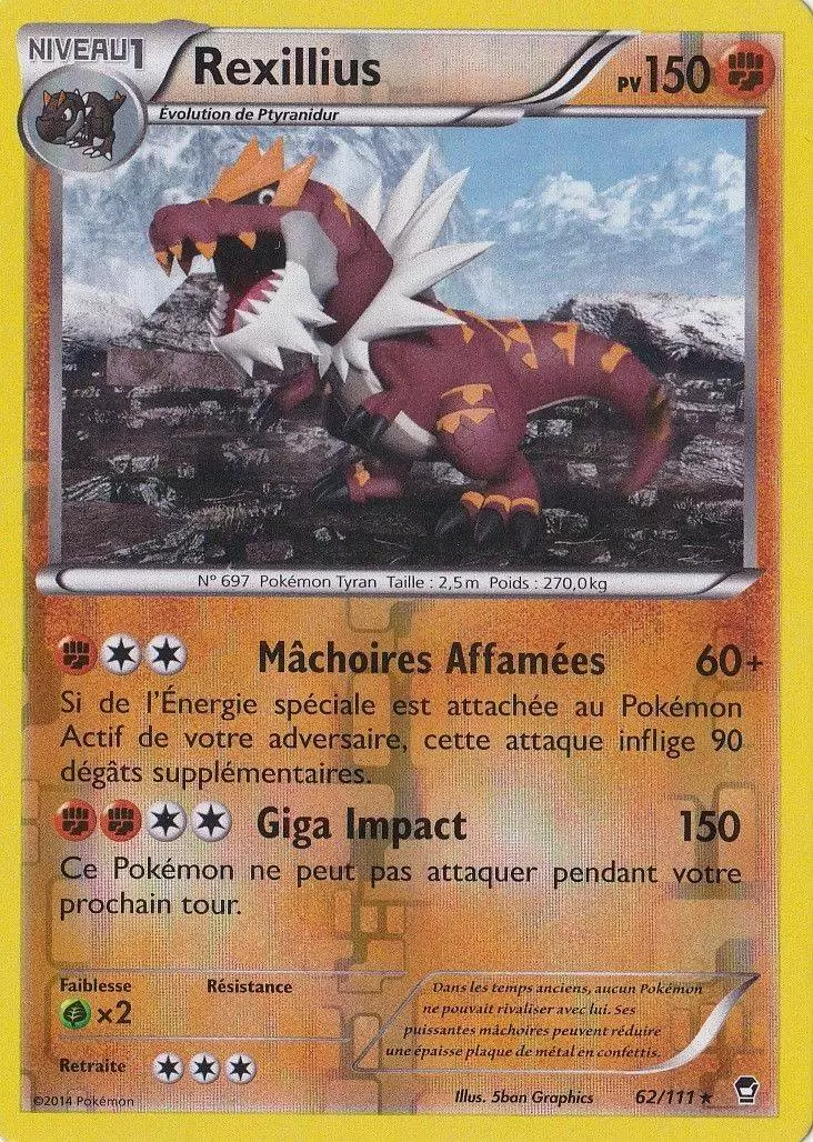 Pokémon XY Poings furieux - Rexillius Reverse
