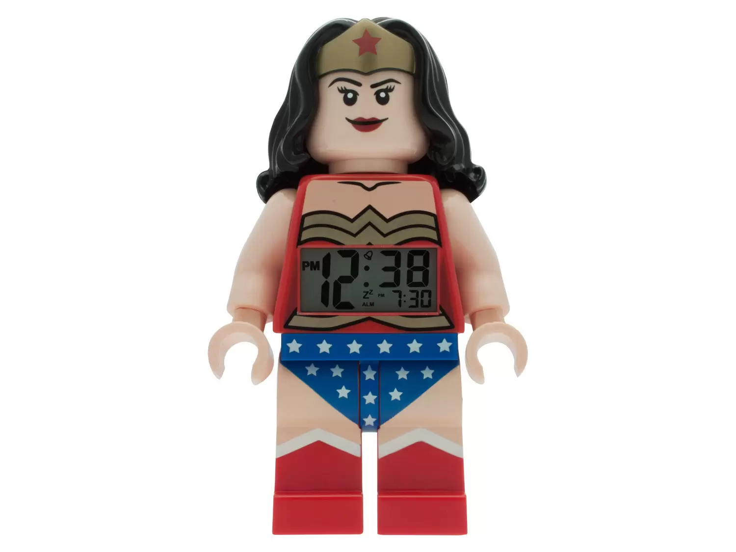Other LEGO Items - LEGO DC Comics Super Heroes Wonder Woman Mini Figure Clock