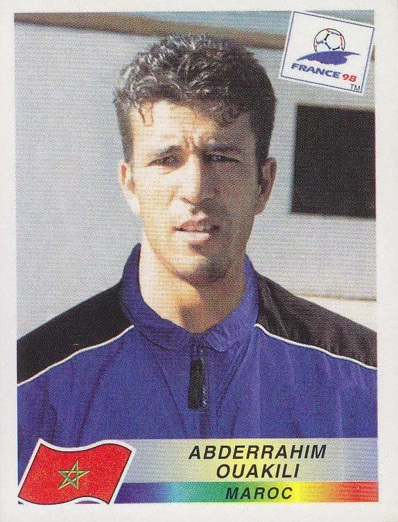 France 98 - Abderrahim Ouakili - MAR