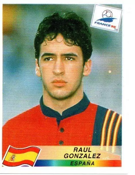 France 98 - Raul Gonzalez - ESP