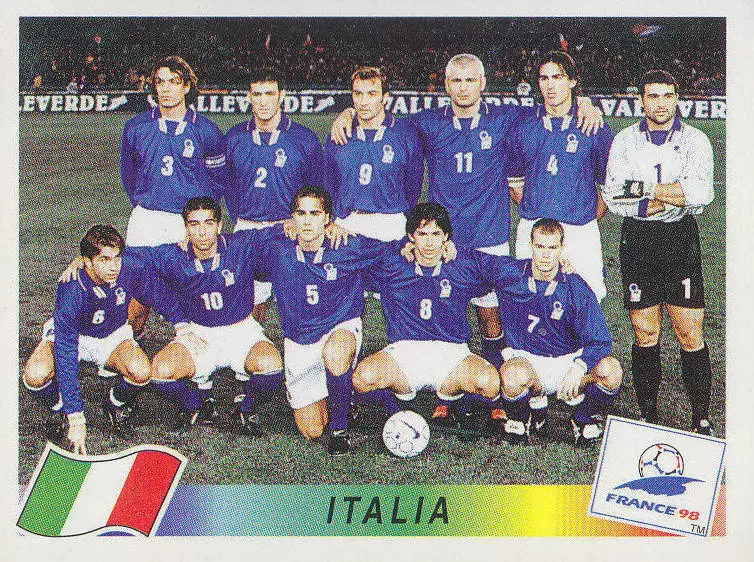 France 98 - Team Italy - ITA
