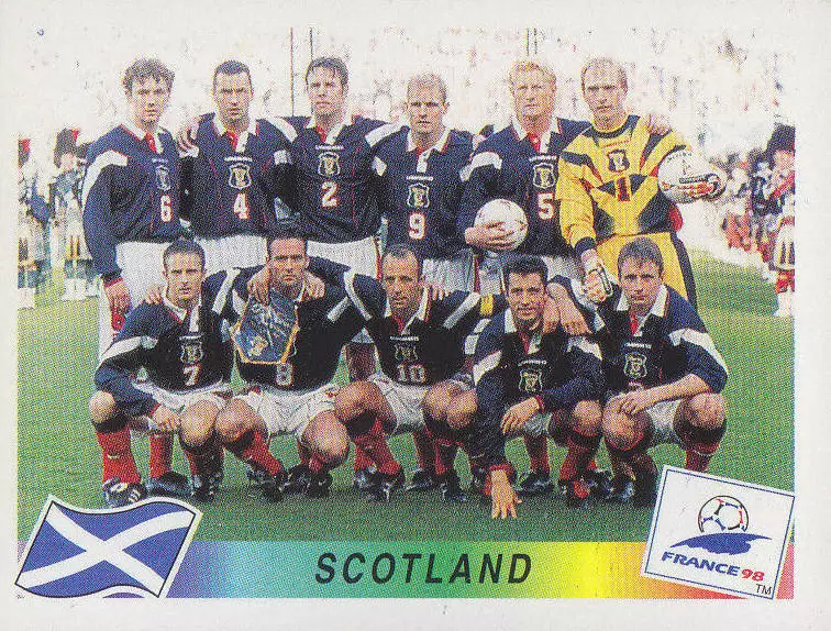 France 98 - Team Scotland - SCO