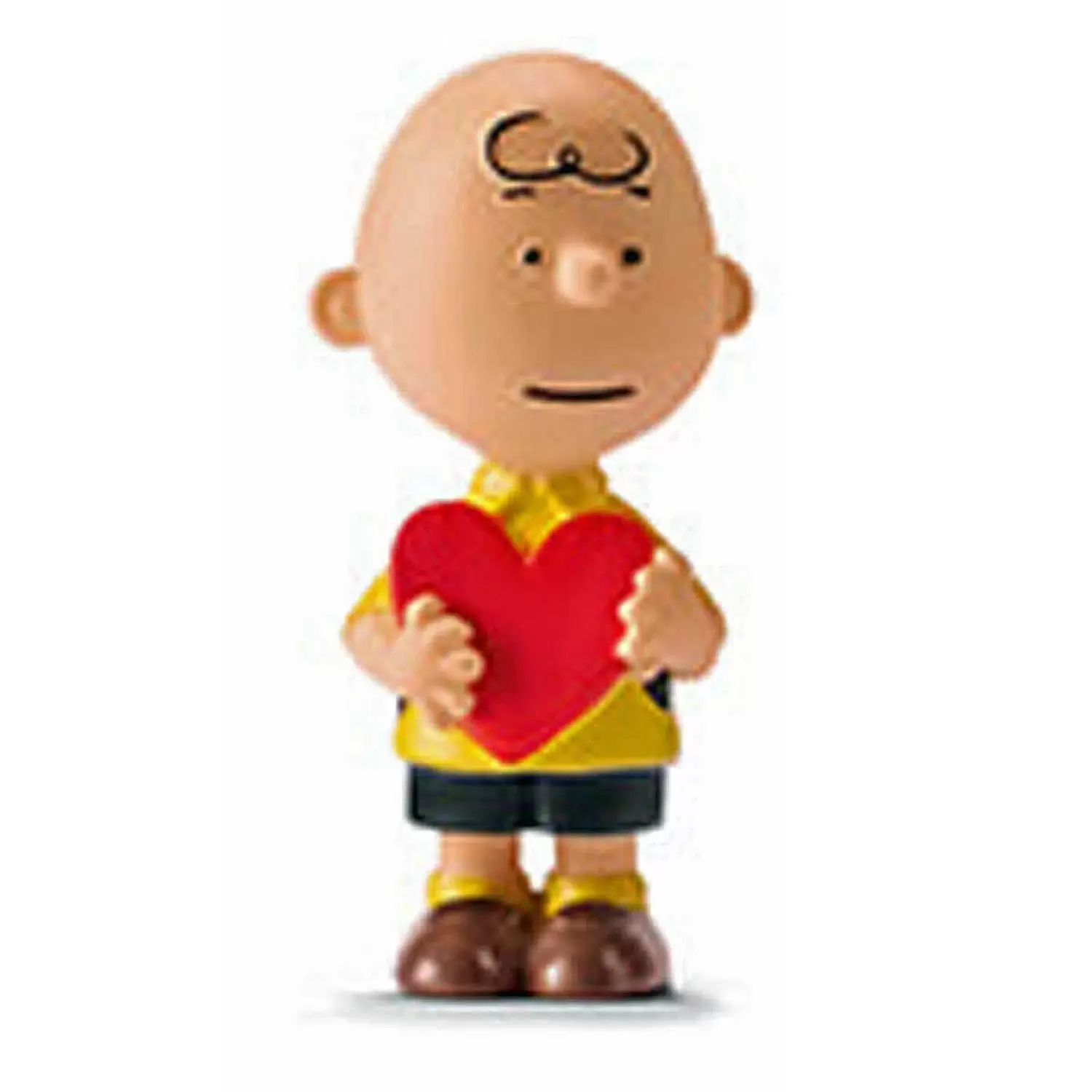 Peanuts - Charlie Brown tenant un coeur
