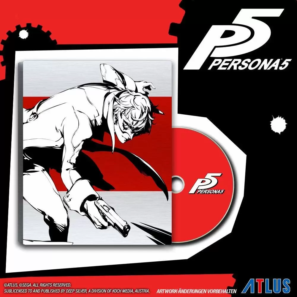 Jeux PS4 - Persona 5 Edition Day One Steelbook