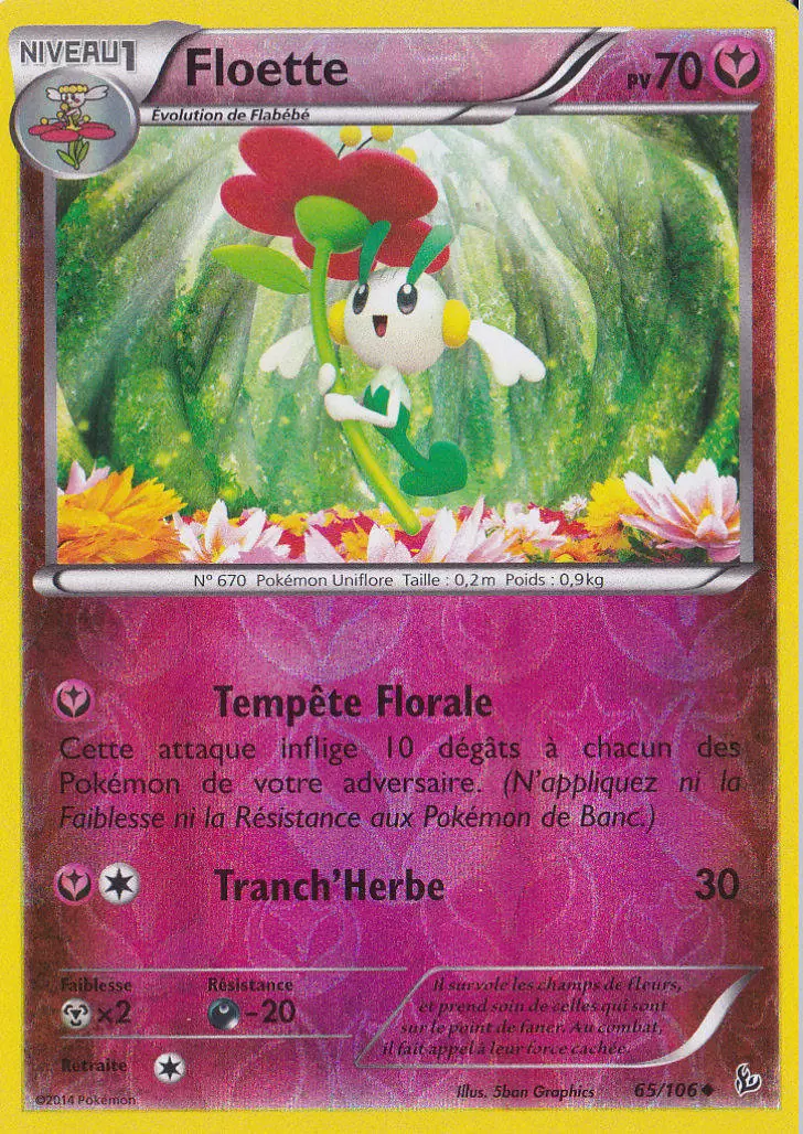 Pokémon XY Etincelles - Floette Reverse