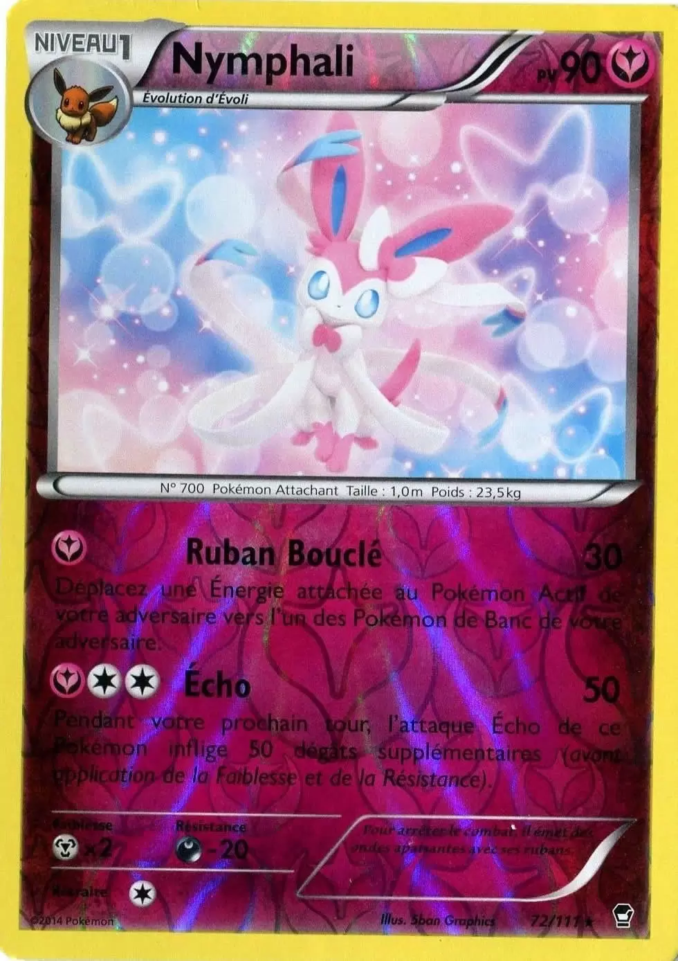 Pokémon XY Poings furieux - Nymphali Reverse