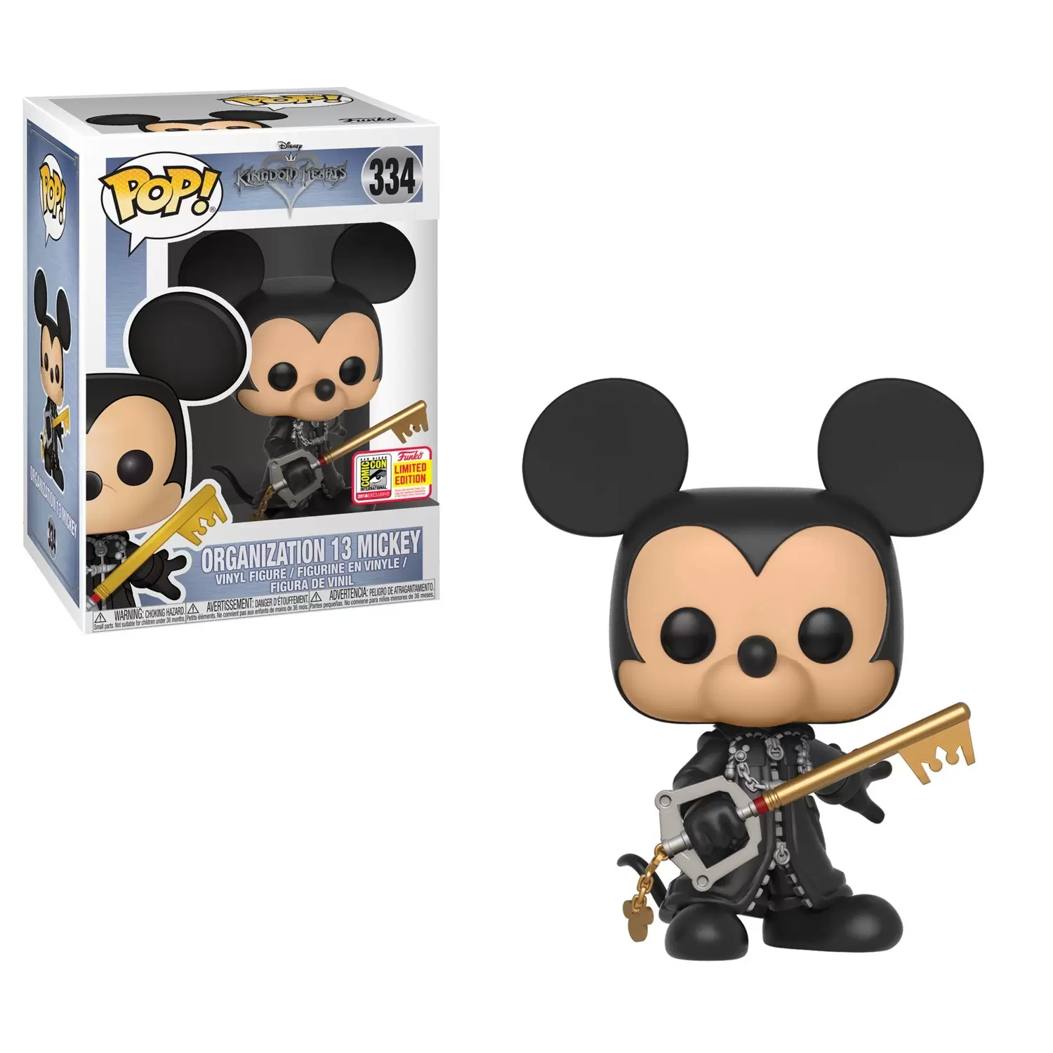 Funko Pop! Disney Kingdom Hearts Organization 13 Mickey Box Lunch Exclusive  Figure #334 - US