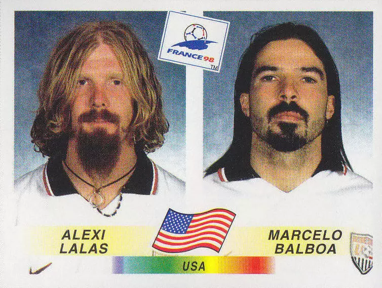 France 98 - Alexi Lalas / Marcelo Balboa - USA