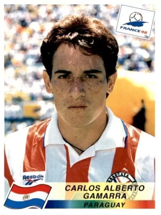 France 98 - Carlos Alberto Gamarra - PAR