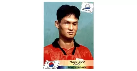FRANCE 98 PANINI World Cup Panini 1998 Yong Soo Choi South Korea N.349