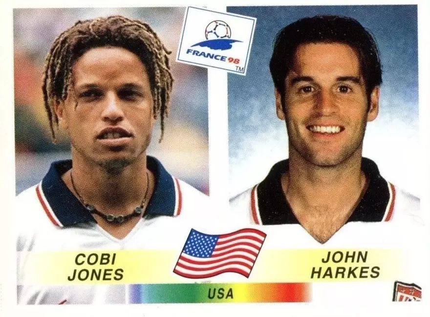 France 98 - Cobi Jones / John Harkes - USA