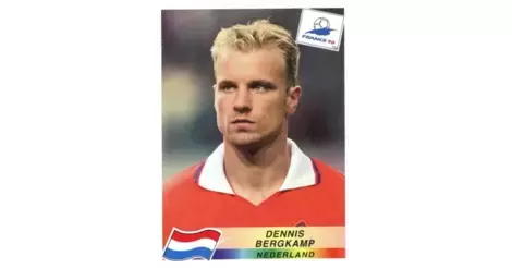 Panini Sticker 314 Dennis Bergkamp Nederland Niederlande # WM 1998 France