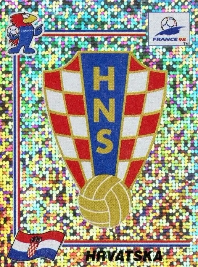 France 98 - Emblem Croatia - CRO