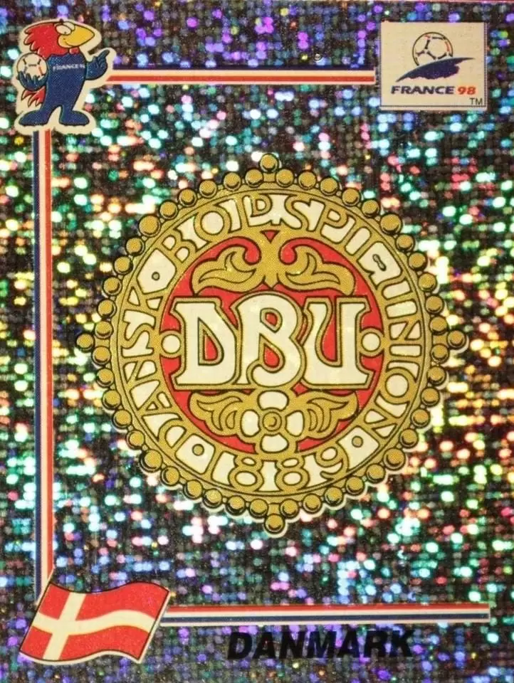 France 98 - Emblem Denmark - DEN