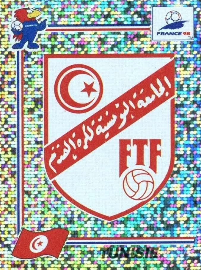 France 98 - Emblem Tunisia - TUN