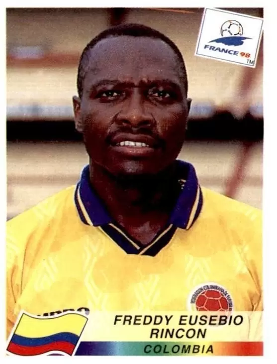 France 98 - Freddy Eusebio Rincon - COL