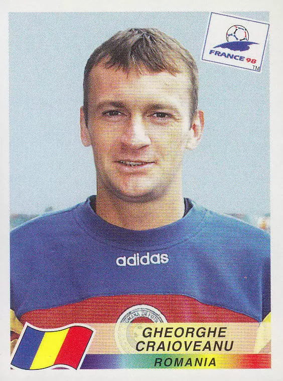 France 98 - Gheorghe Craioveanu - ROM