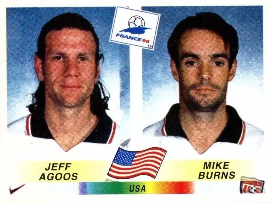 France 98 - Jeff Agoos / Mike Burns - USA