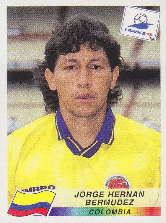 France 98 - Jorge Hernan Bermudez - COL