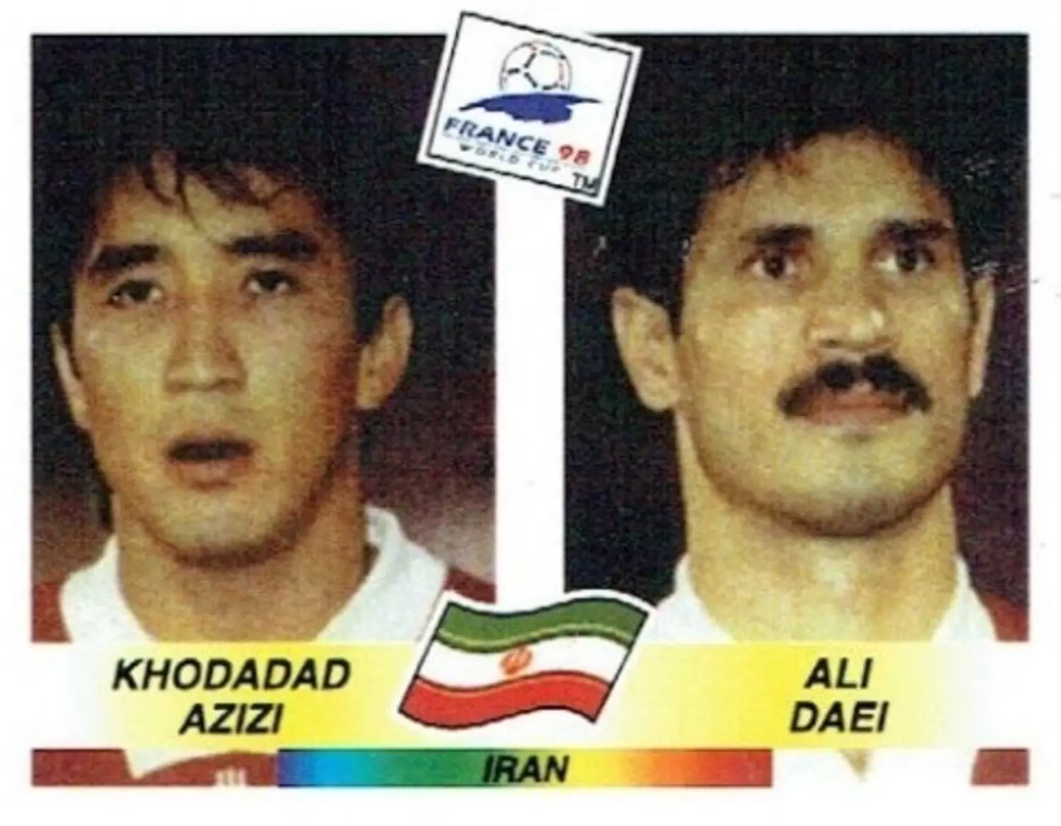 France 98 - Khodadad Azizi / Ali Daei - IRN