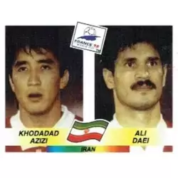 Khodadad Azizi / Ali Daei - IRN