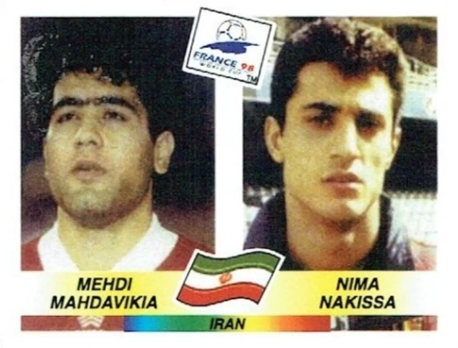 France 98 - Mehdi Mahdavikia / Nima Nakissa - IRN
