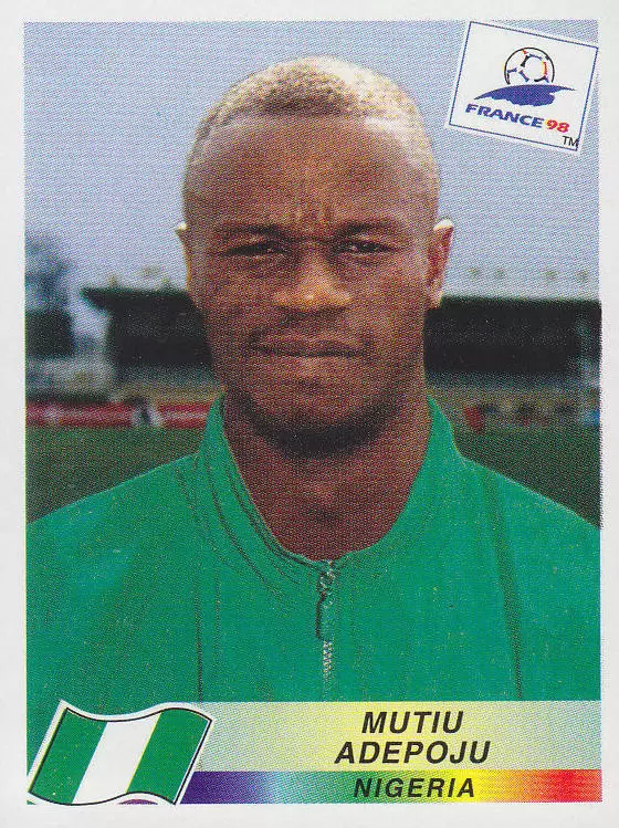 France 98 - Mutiu Adepoju - NGA