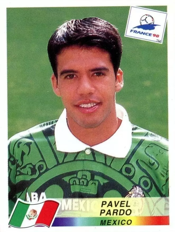 France 98 - Pavel Pardo - MEX