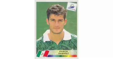 Panini FIFA 1998 World Cup sticker Danone #361 Ramon Ramirez Mexico 