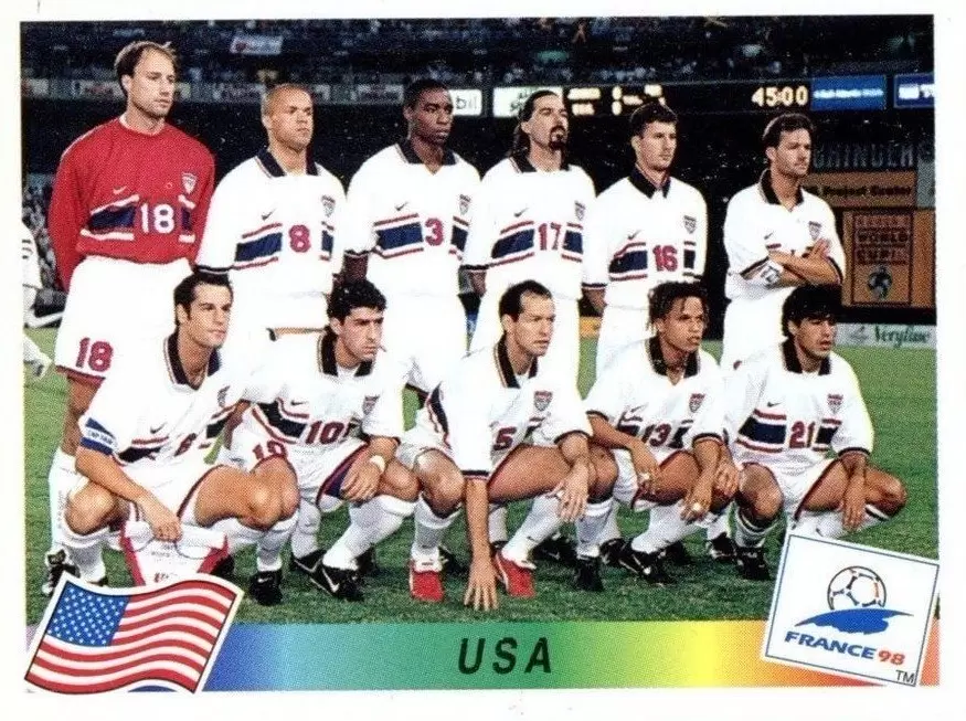 France 98 - Taem USA - USA