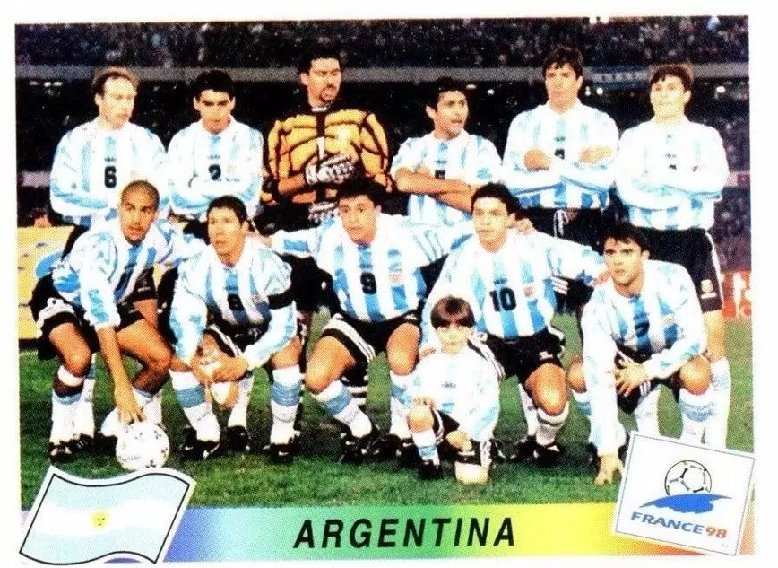 France 98 - Team Argentina - ARG