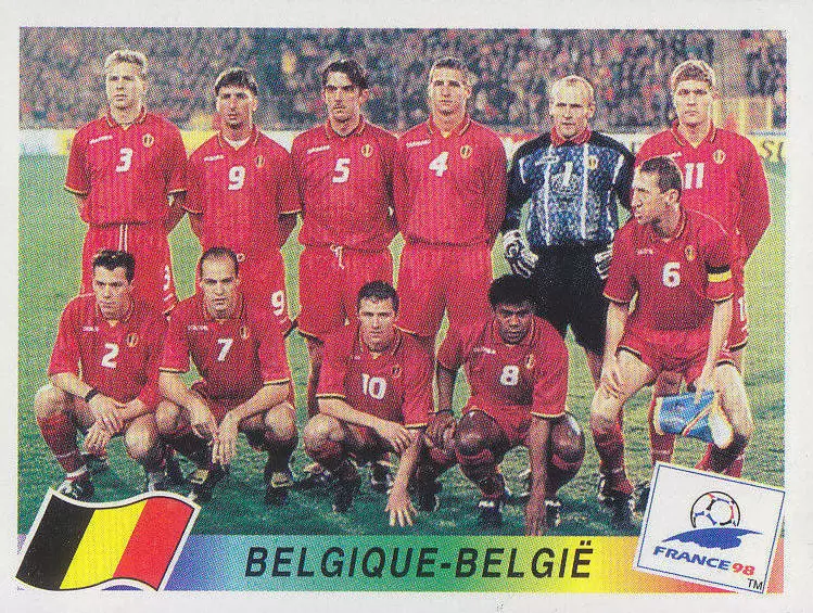 France 98 - Team Belgium - BEL