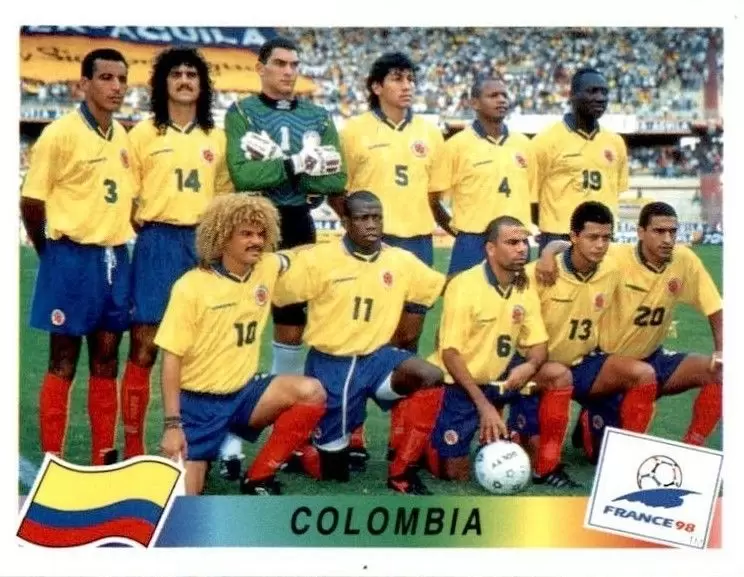 France 98 - Team Colombia - COL