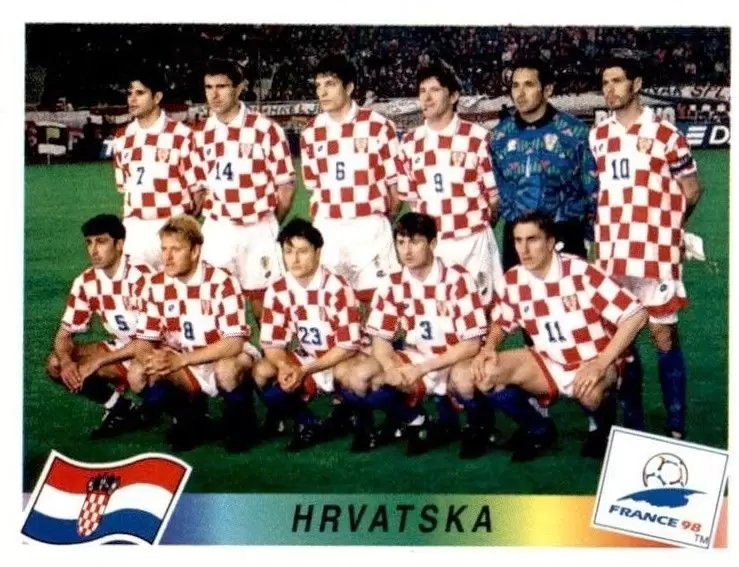 France 98 - Team Croatia - CRO