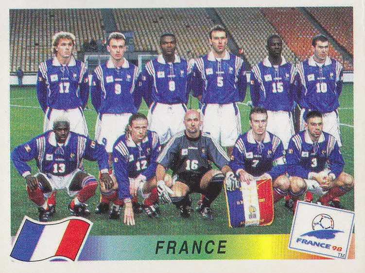 France 98 - Team France - FRA