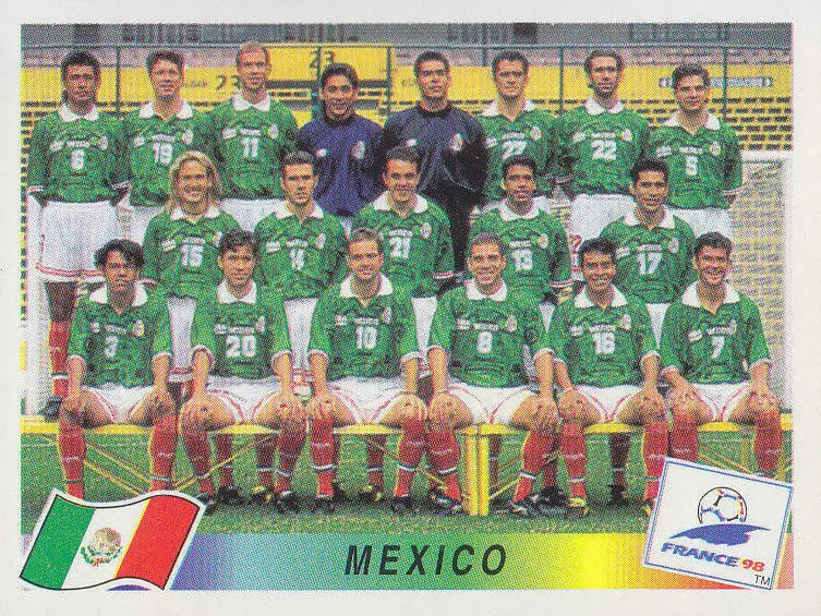 France 98 - Team Mexico - MEX