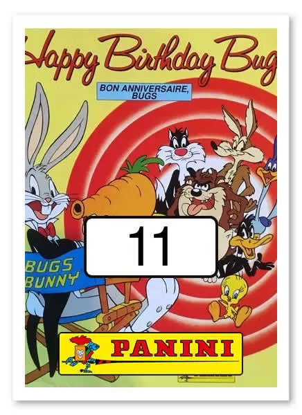 Happy Birthday Bugs - Sticker n°11