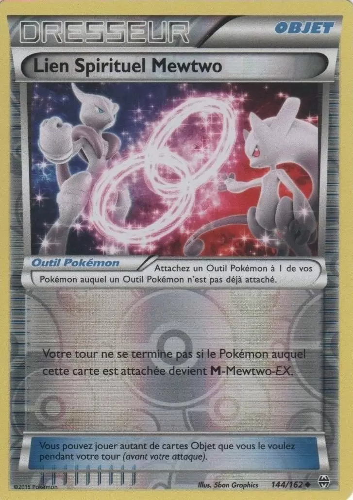 Pokémon XY Impulsion Turbo - Lien Spirituel Mewtwo Reverse