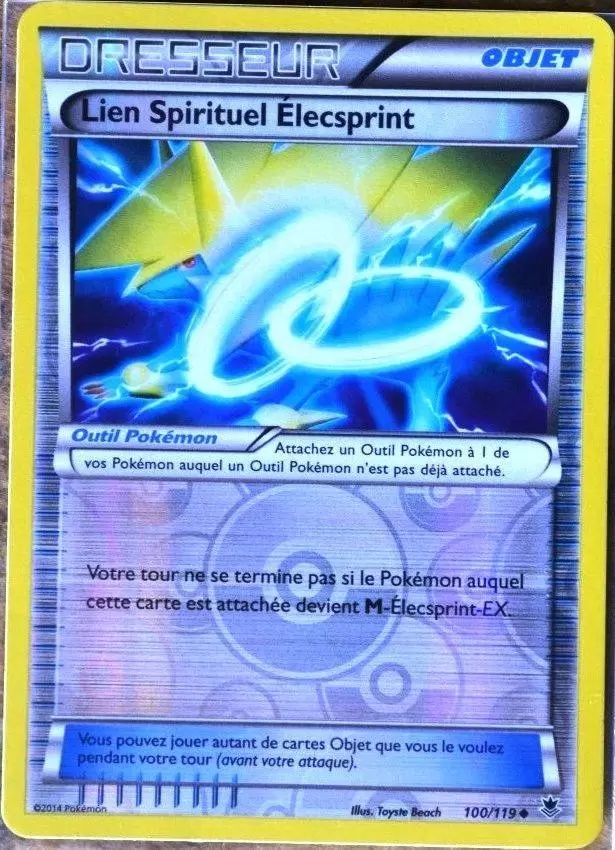 Pokémon XY Vigueur Spectrale - Lien Spirituel Élecsprint Reverse