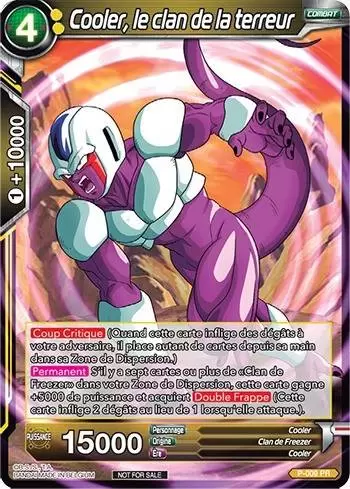 Dragon Ball Super Carte Promo FR - Cooler, le clan de la terreur