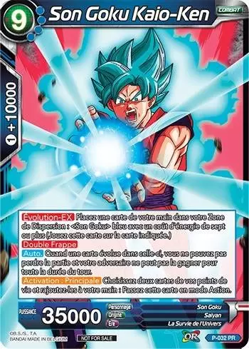 Dragon Ball Super Carte Promo FR - Son Goku Kaio-Ken
