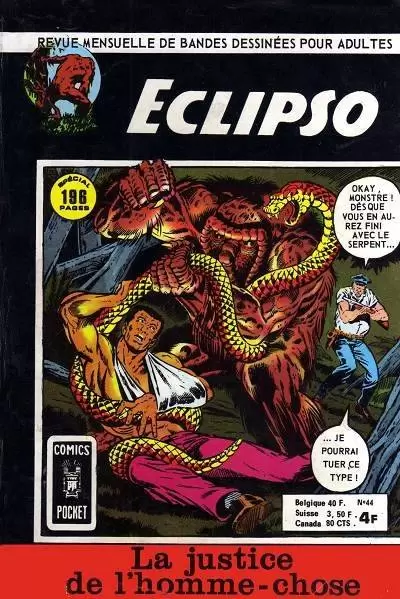 Eclipso (Comics Pocket) - La justice de l\'Homme-Chose