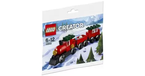 JEU LEGO CREATOR PETIT TRAIN AVEC LOCO 2 WAGON NEUF 30543 