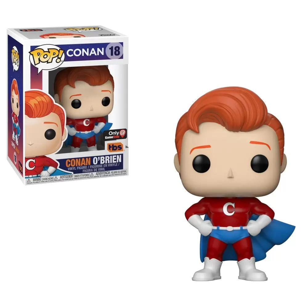 POP! Conan - Conan O\'Brien - Conan O\'Brien  Super-Hero
